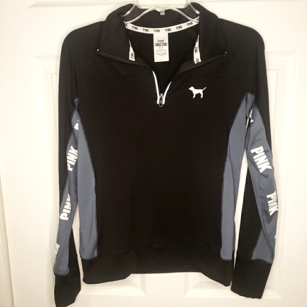 PINK Victoria's Secret Ultimate Quarter Zip Jacket